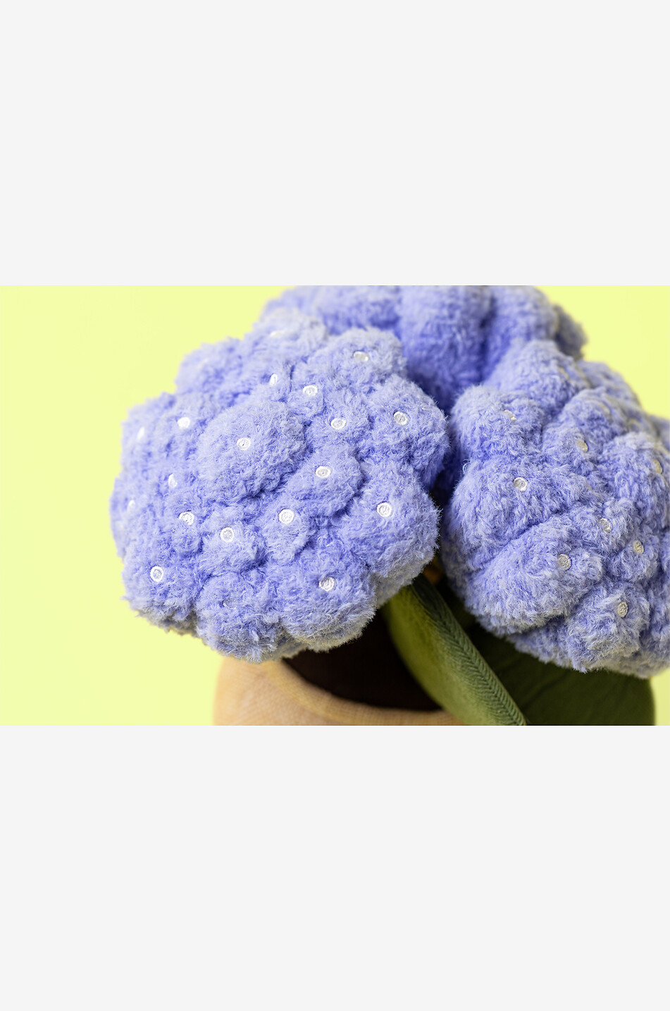 JELLYCAT Amuseables Hydrangea hortensia plush toy Unisex LIGHT PURPLE 5