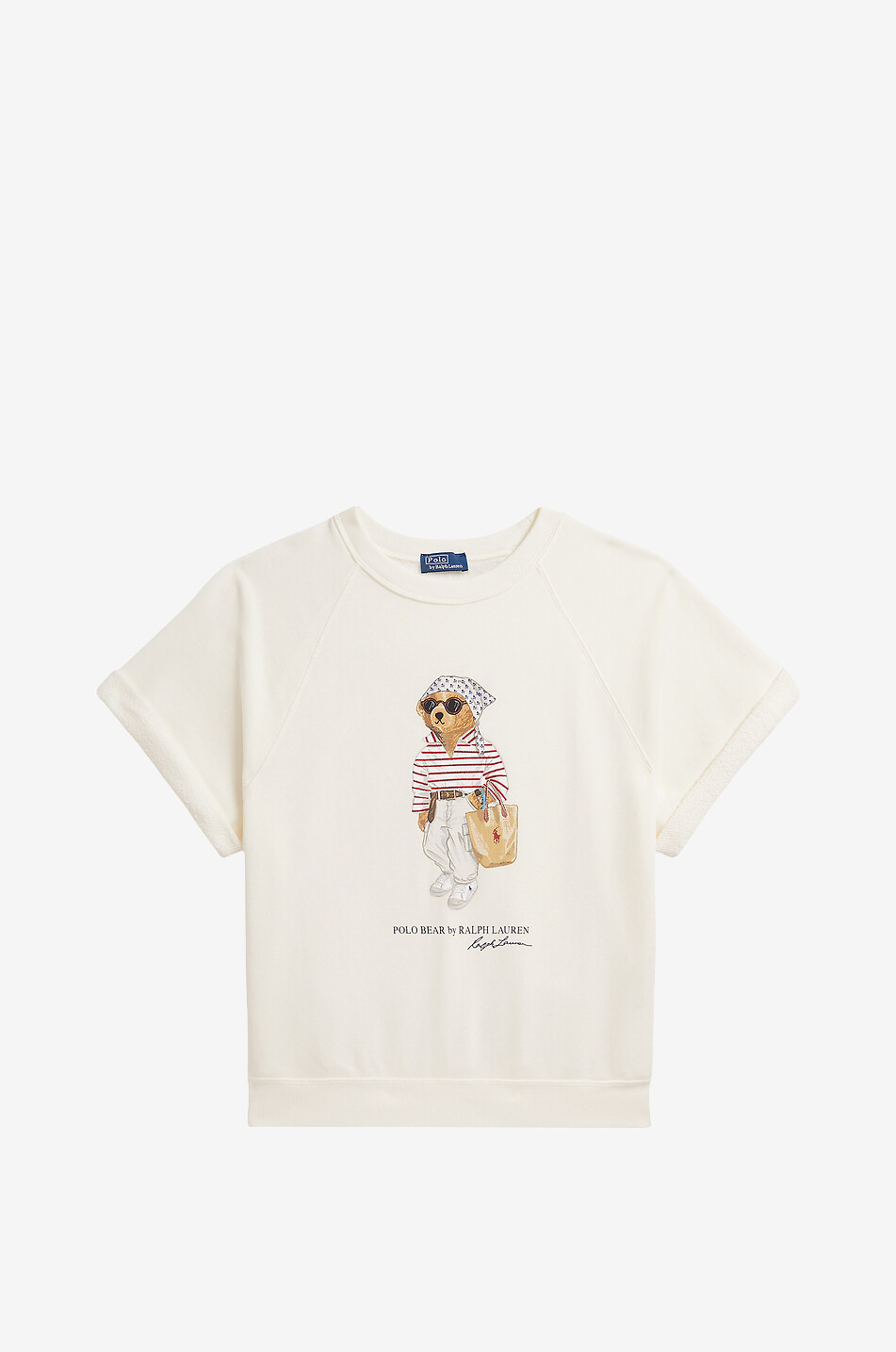 Polo Bear cotton blend crewneck sweatshirt