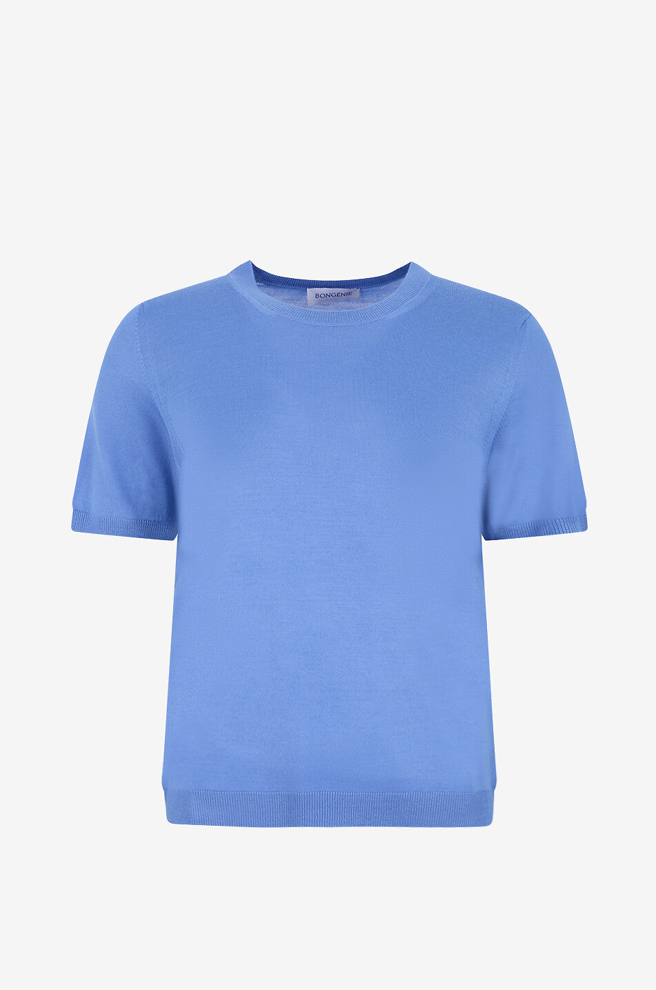 Pullover mit geradem Rundhalsausschnitt aus Jersey Tasmania