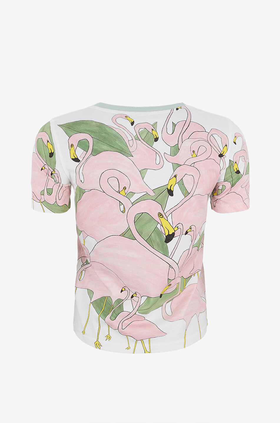 CHLOE T-shirt à col rond imprimé bandana en coton Femme ROSE 2