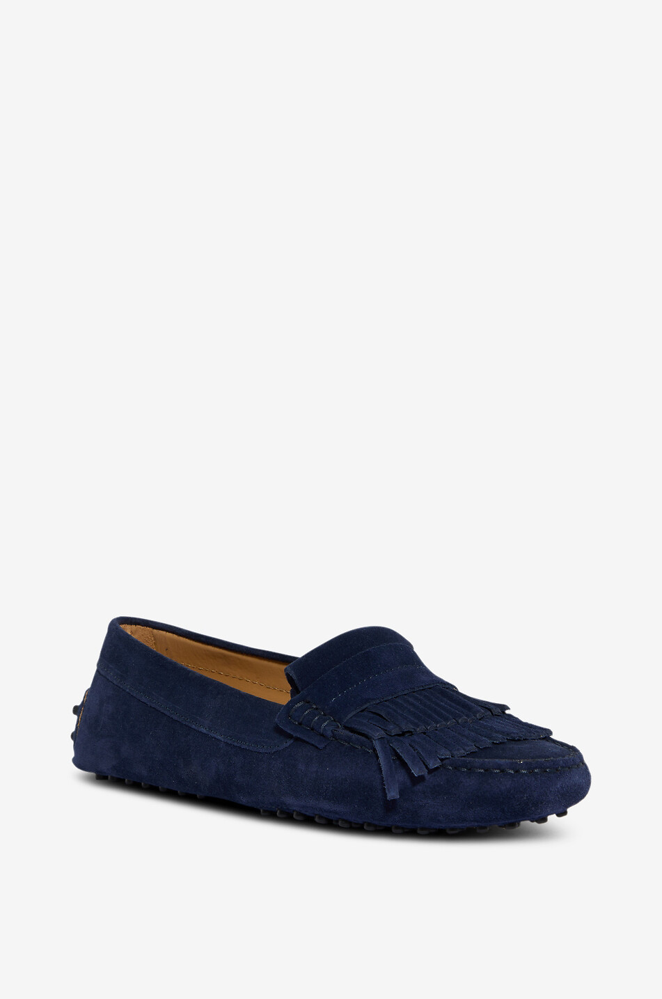 BONGENIE Monza 08 fringed suede loafers Women LIGHT BLUE 1