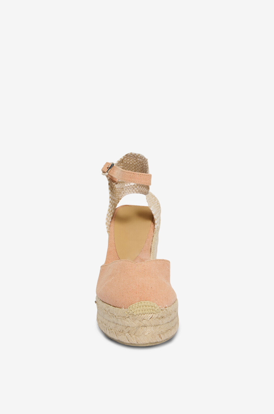 CASTANER Espadrilles compensées en toile Chiarita 110 Femme ROSE CLAIR 2