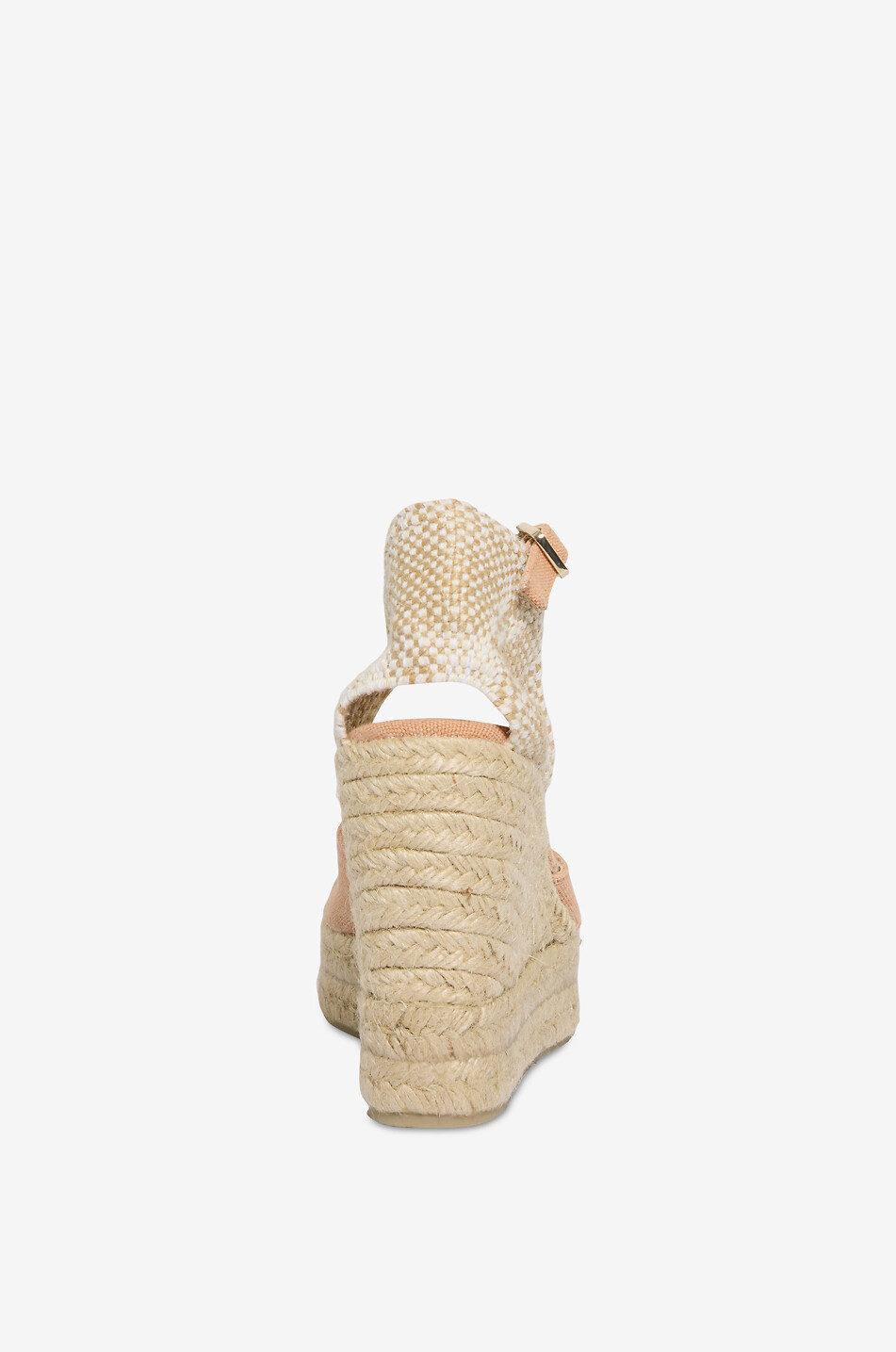 CASTANER Espadrilles compensées en toile Chiarita 110 Femme ROSE CLAIR 4