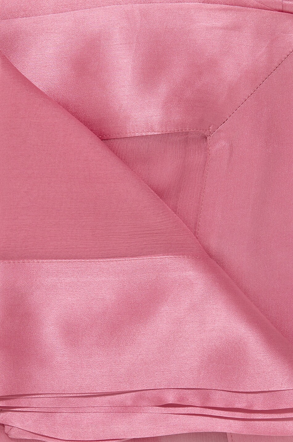GAYNOR Étole en soie à bords satin Mimi Femme ROSE 3