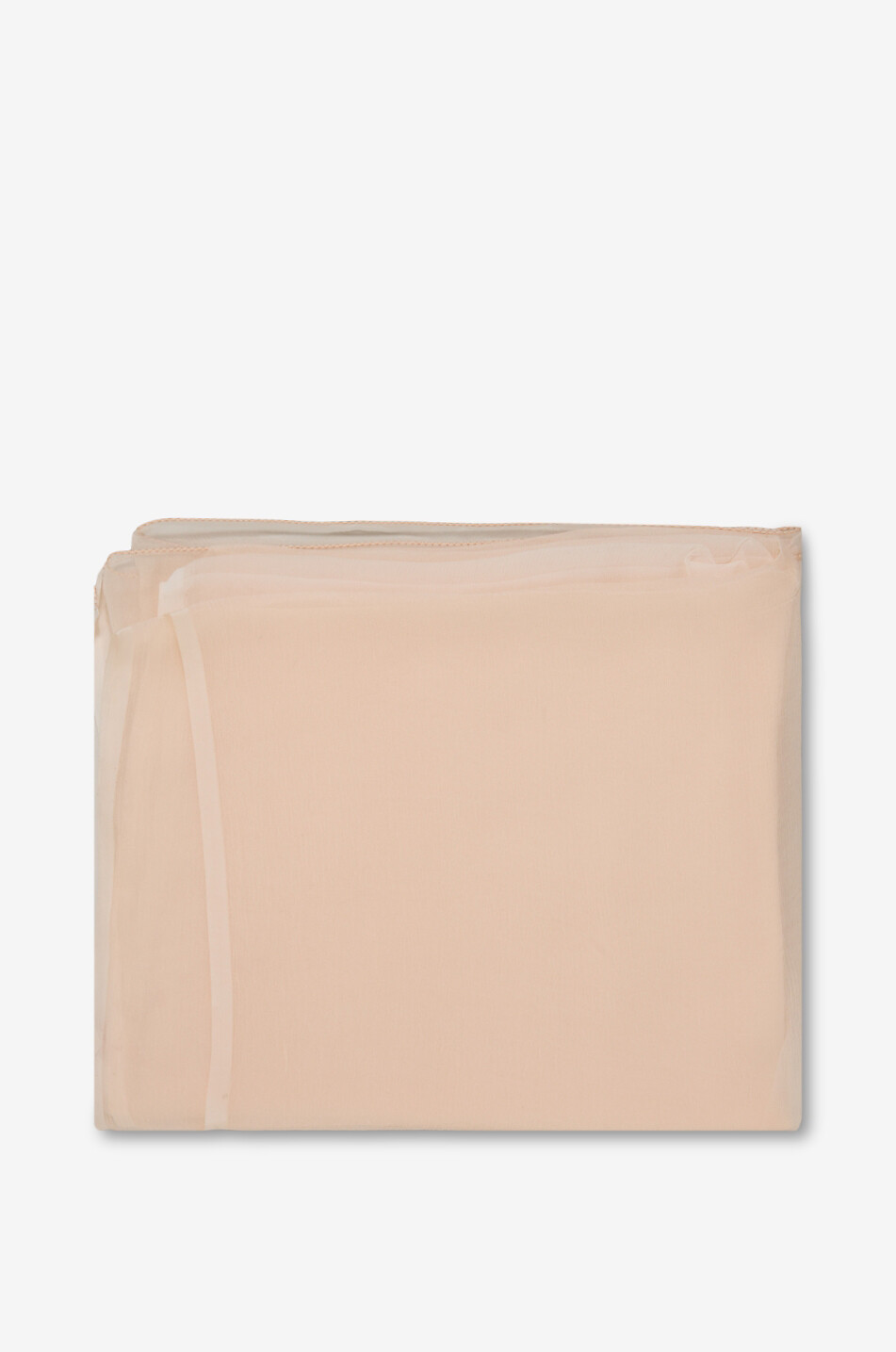 GAYNOR Rectangular silk chiffon crêpe stole Women LIGHT PINK 1