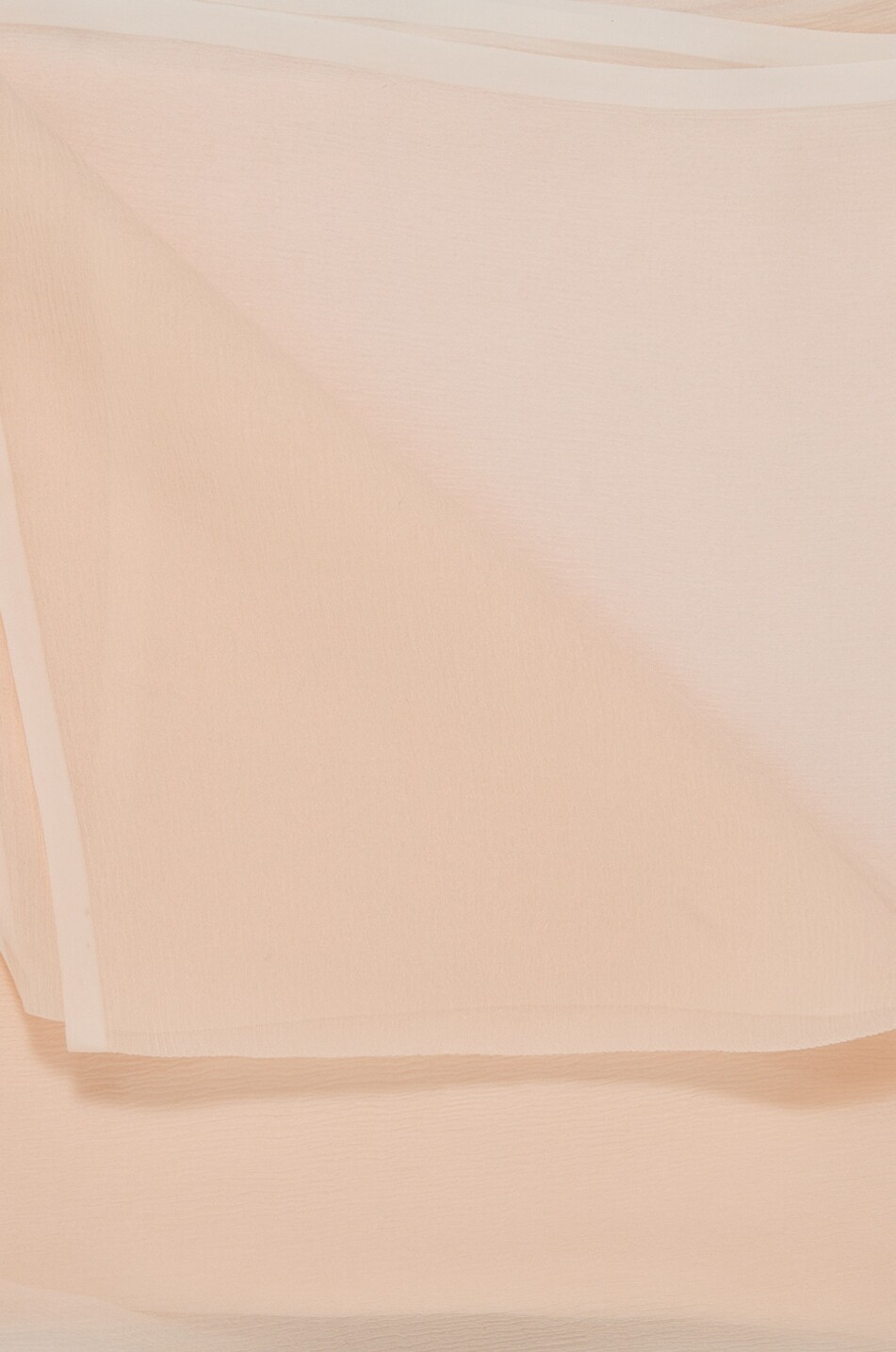 GAYNOR Rectangular silk chiffon crêpe stole Women LIGHT PINK 2
