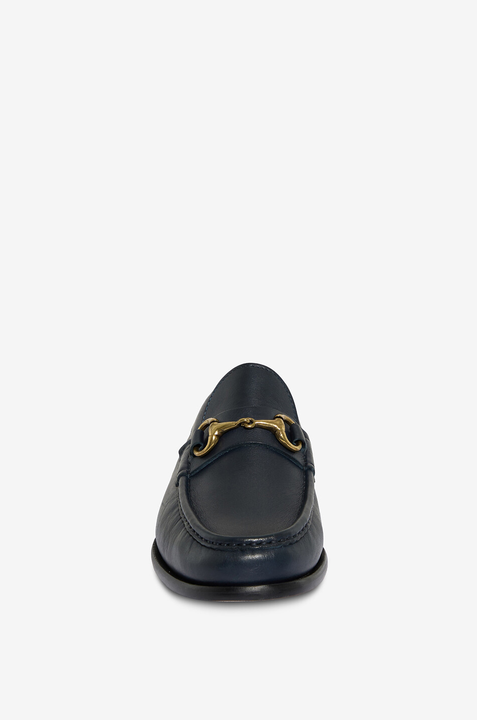 BONGENIE Reverso calfskin leather loafers Men DARK BLUE 2