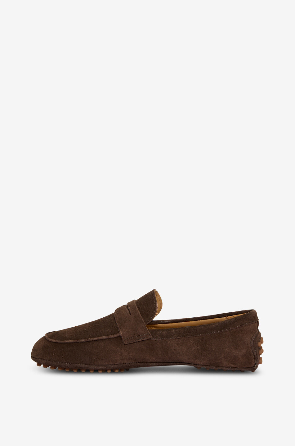 BONGENIE Suede loafers Men DARK BROWN 3
