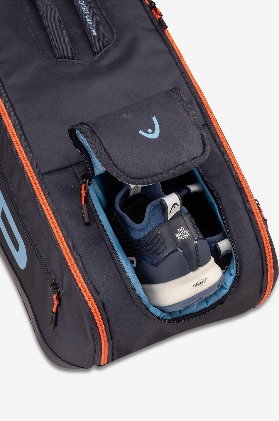 HEAD Sac de sport de tennis à bretelles ajustables Pro L Unisexe BLEU FONCE 4