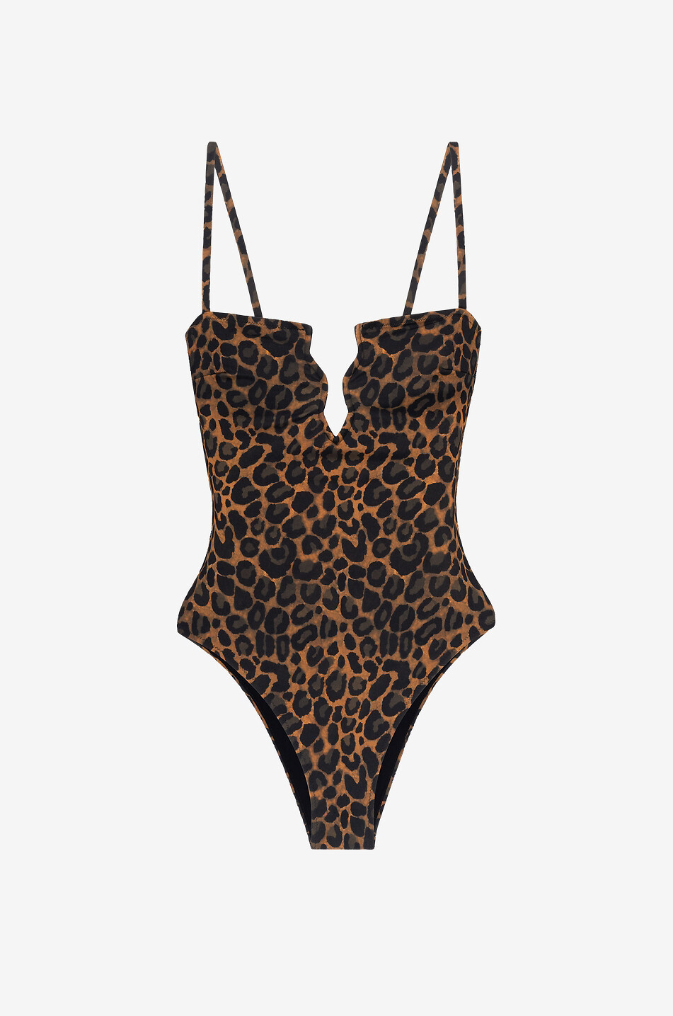 Badeanzug mit V-Ausschnitt und Animalprint Regatta