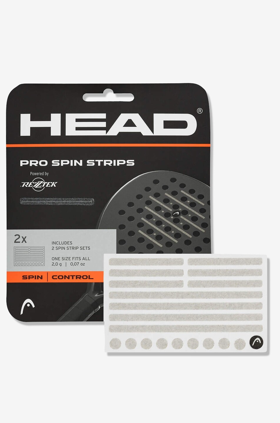 HEAD Pro Spin Strips adhesive tape for padel racket Unisex Colourless 2
