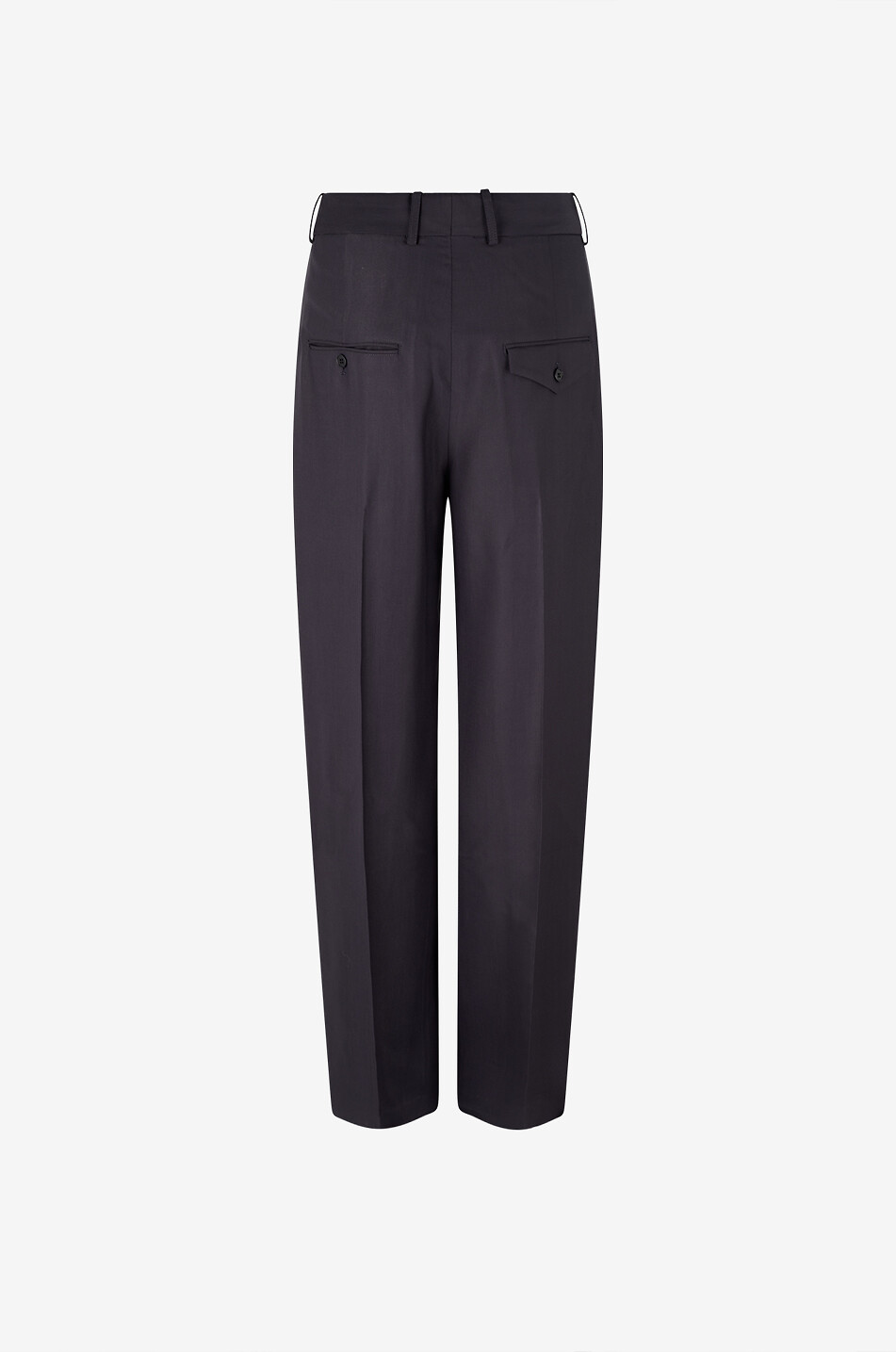 KALLMEYER Aiden pleated straight-leg viscose crepe trousers Women BLACK 2
