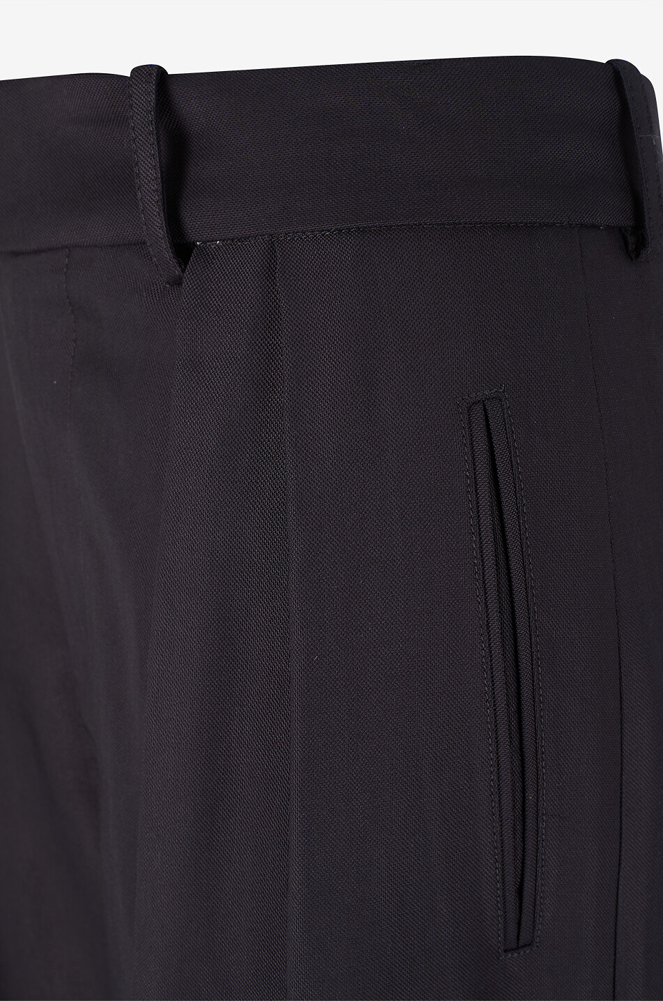KALLMEYER Aiden pleated straight-leg viscose crepe trousers Women BLACK 4