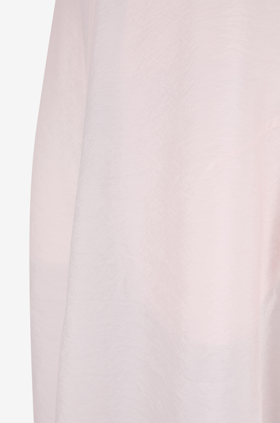 TOTEME Jupe longue en soie mélangée gaufrée Parachute Femme ROSE CLAIR 3