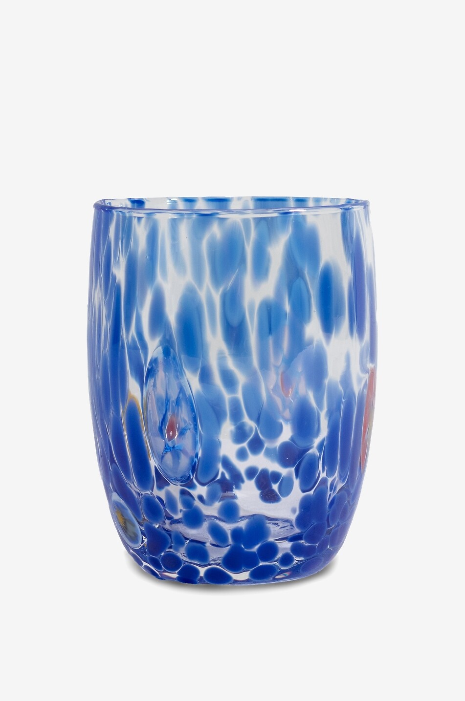 CASA CELVA Gobelet en verre soufflé Round Murano Maison BLEU 1
