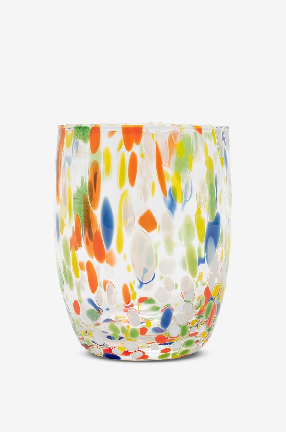 CASA CELVA Round Murano mouth-blown glass tumbler Home MULTI COLOURED 1