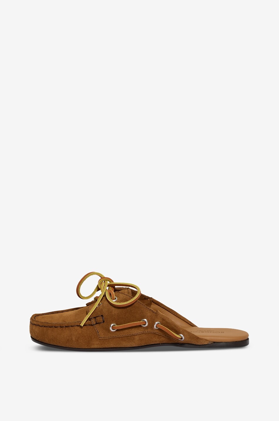 BONGÉNIE Mules en daim Alice 01 Femme CAMEL 3