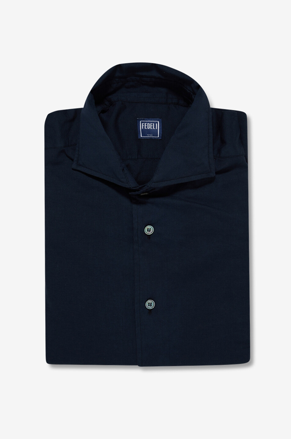 Sean cutaway collar cotton poplin shirt