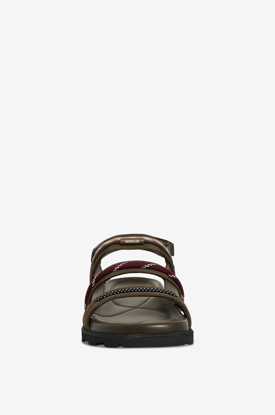 MONCLER Vera Isla nappa leather flat sandals Women BROWN 2