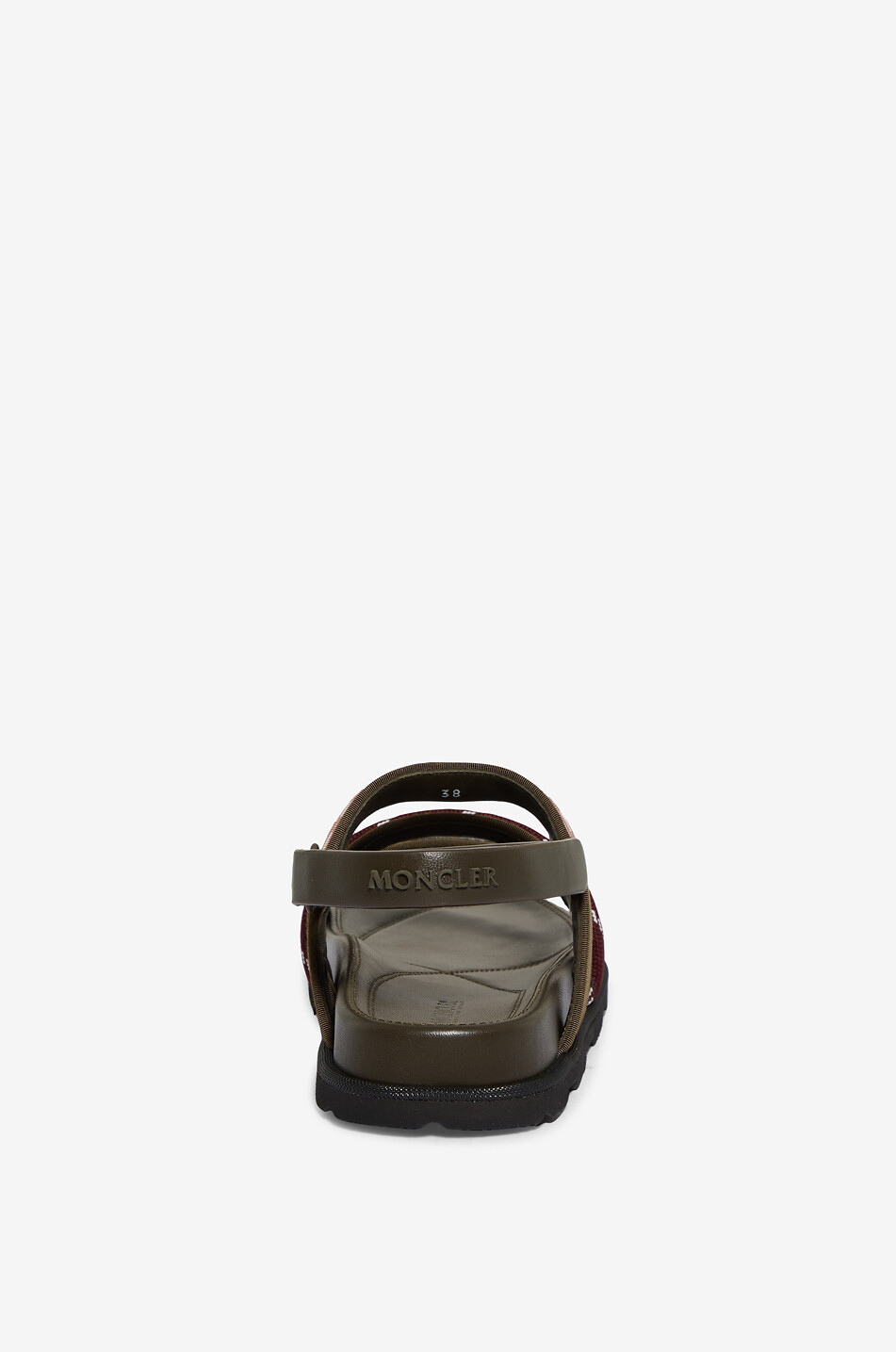 MONCLER Vera Isla nappa leather flat sandals Women BROWN 4