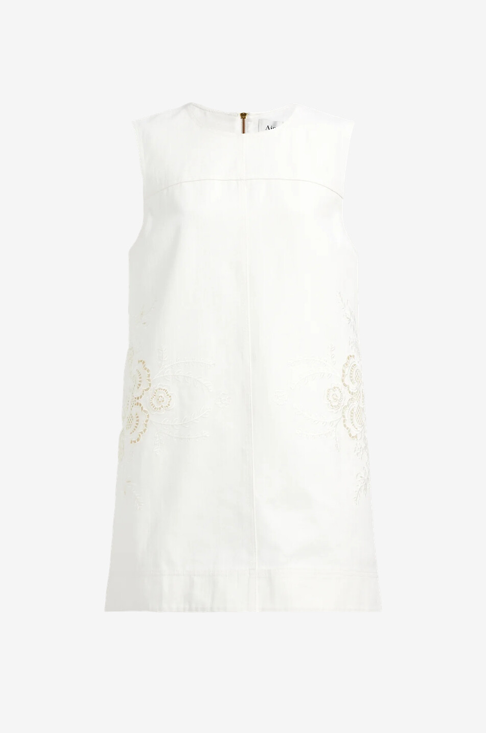 Halo cotton broderie anglaise short dress