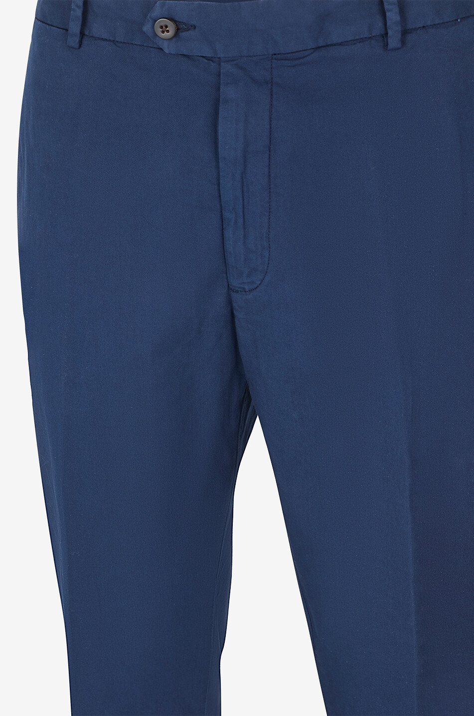 04651/ Straight-leg elasticated-waist cotton trousers Men DARK BLUE 3