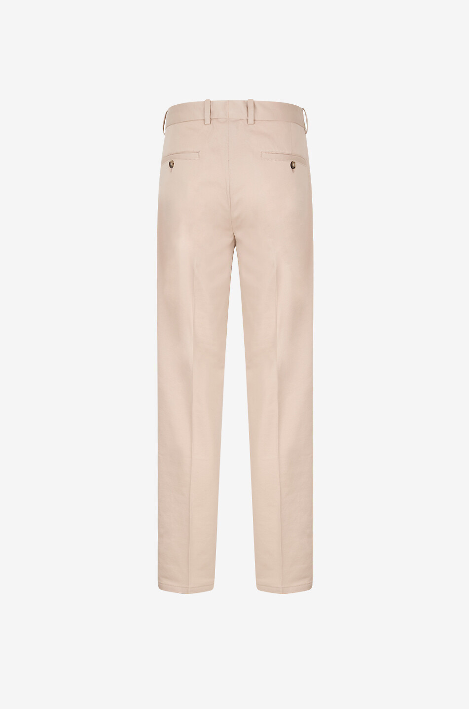 CIRCOLO 1901 Pleated straight-leg trousers in cotton jersey Men BEIGE 2