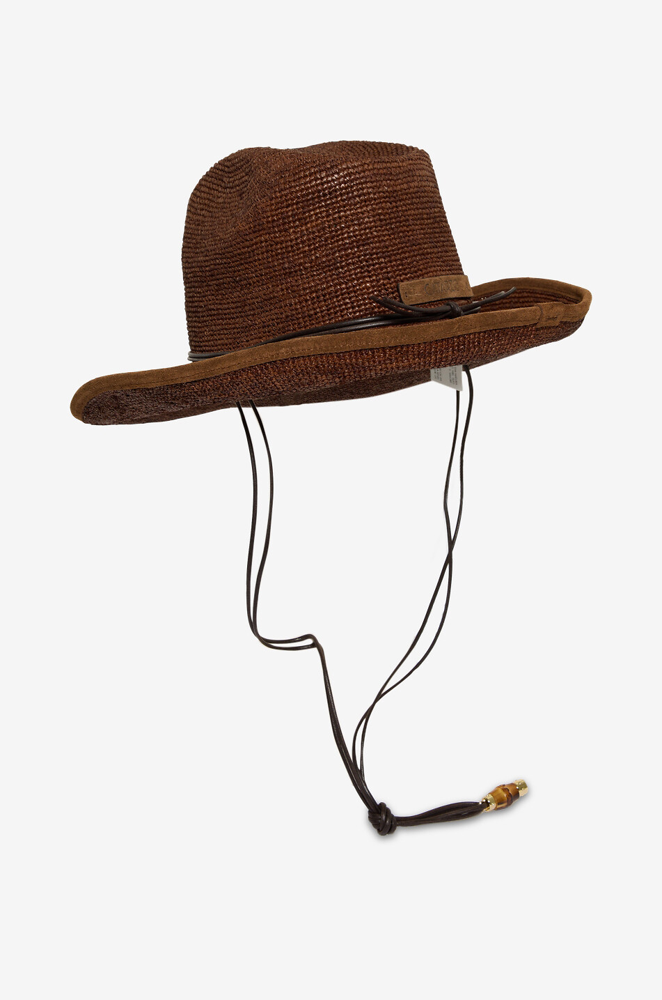 CATARZI 1910 Chapeau en raphia Cow-Boy Femme MARRON FONCÉ 2