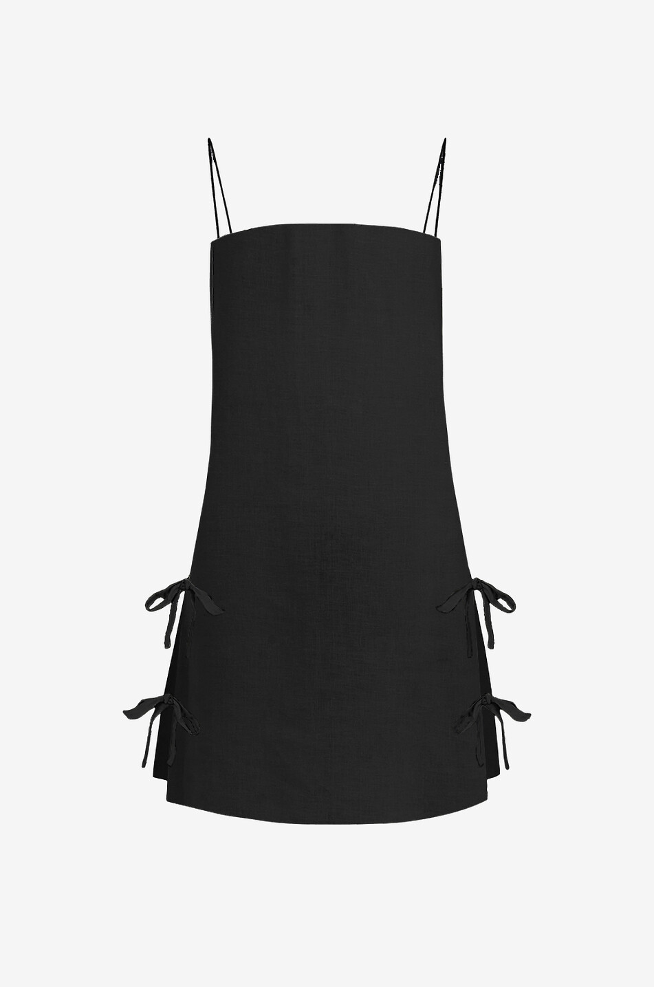 ARKITAIP Tunika mit eckigem Ausschnitt aus Leinen Livia Damen SCHWARZ 1