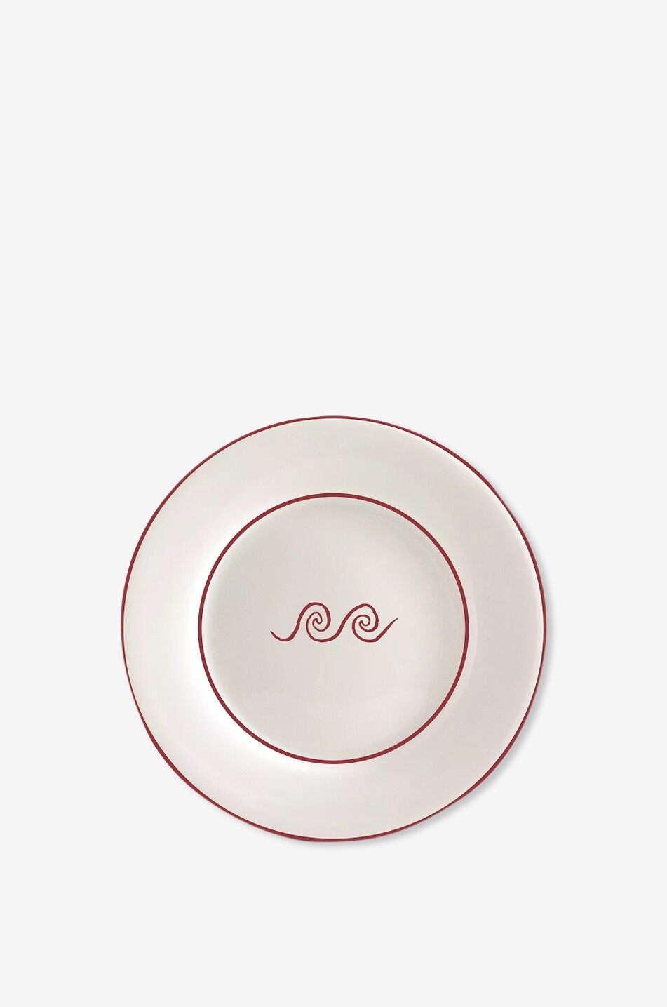 ARKITAIP Wave stoneware dessert plate - D21 Home WHITE 1