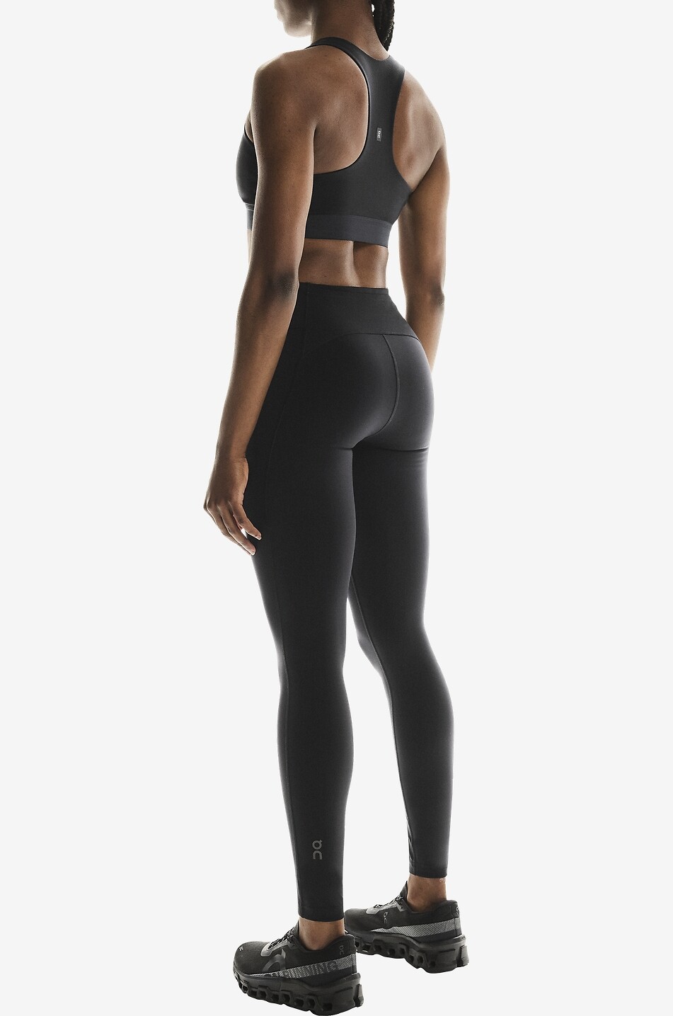 ON Lauftights Performance Damen SCHWARZ 4
