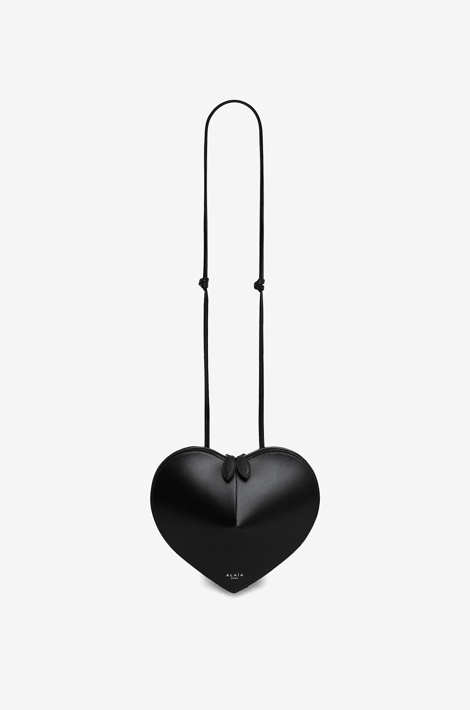 ALAÏA Sac porté épaule en cuir Le Coeur Femme NOIR 2
