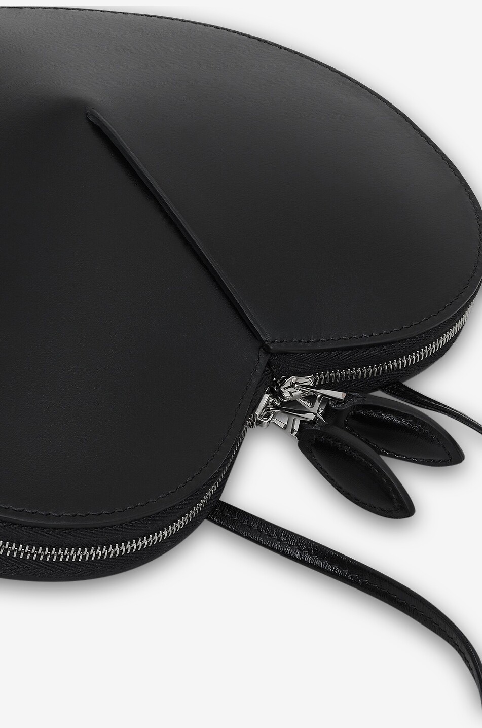 ALAÏA Sac porté épaule en cuir Le Coeur Femme NOIR 3