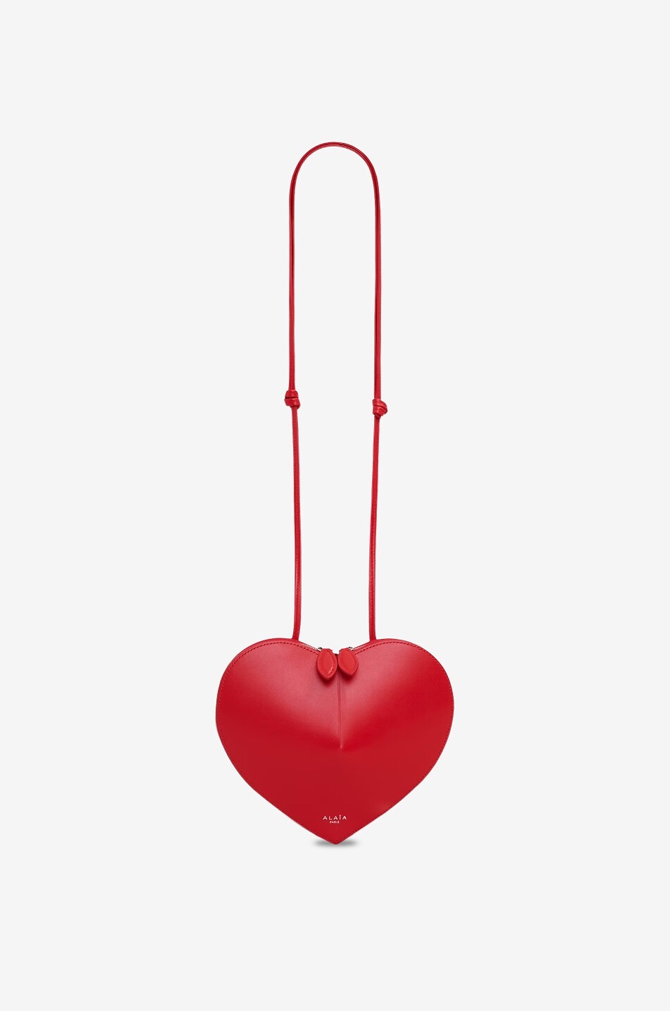 ALAÏA Sac porté épaule en cuir Le Coeur Femme ROUGE 1