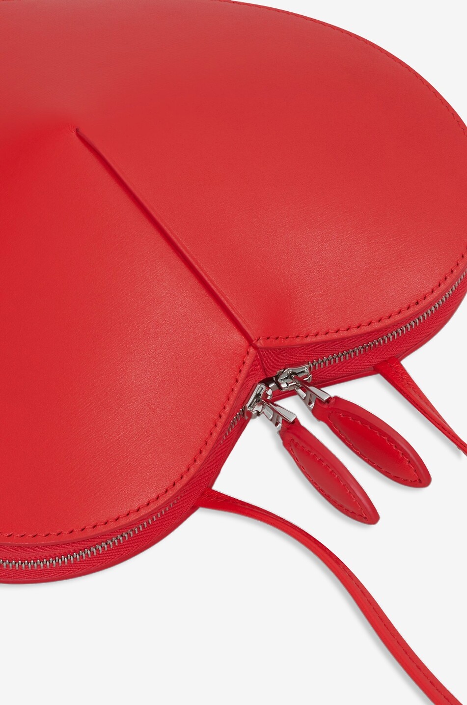 ALAÏA Sac porté épaule en cuir Le Coeur Femme ROUGE 3