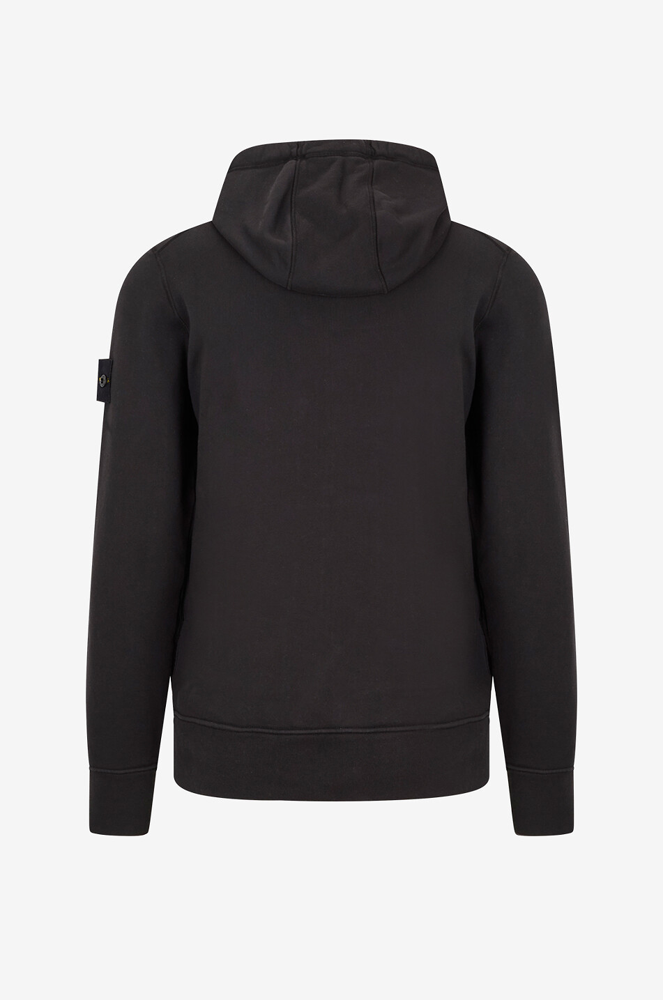 STONE ISLAND Sweat-shirt zippé à capuche 6100061 Organic Cotton Fleece Homme NOIR 2