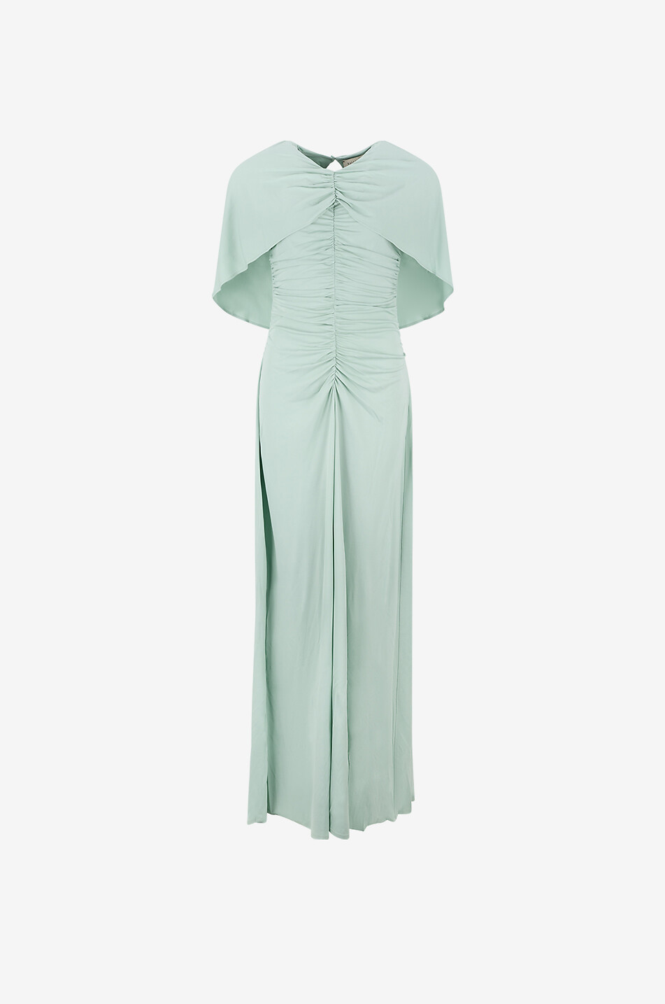 KALLMEYER Robe longue moulante à fronces en viscose Matilda Femme VERT CLAIR 1