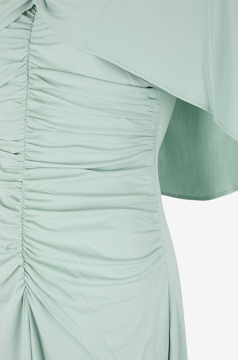 KALLMEYER Robe longue moulante à fronces en viscose Matilda Femme VERT CLAIR 4