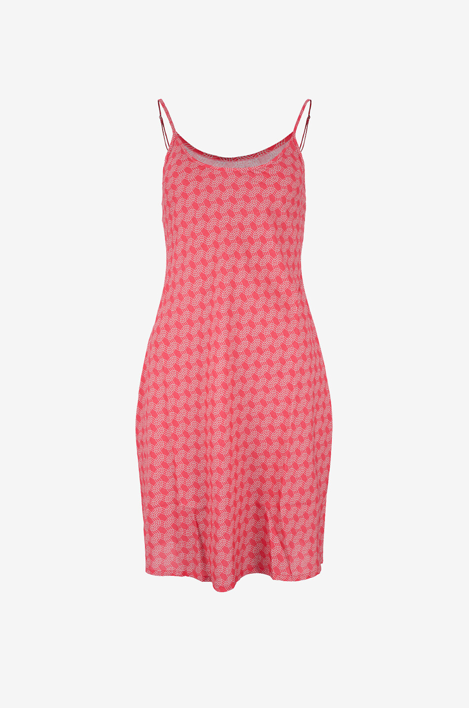 KARMA ON THE ROCKS Chemise de nuit courte en popeline de coton Edo Femme ORANGE 1