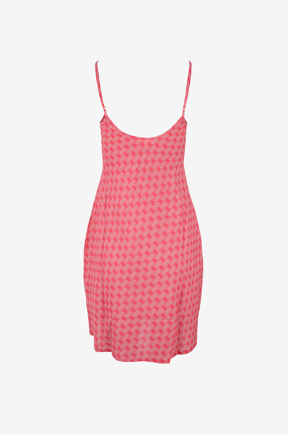 KARMA ON THE ROCKS Chemise de nuit courte en popeline de coton Edo Femme ORANGE 2