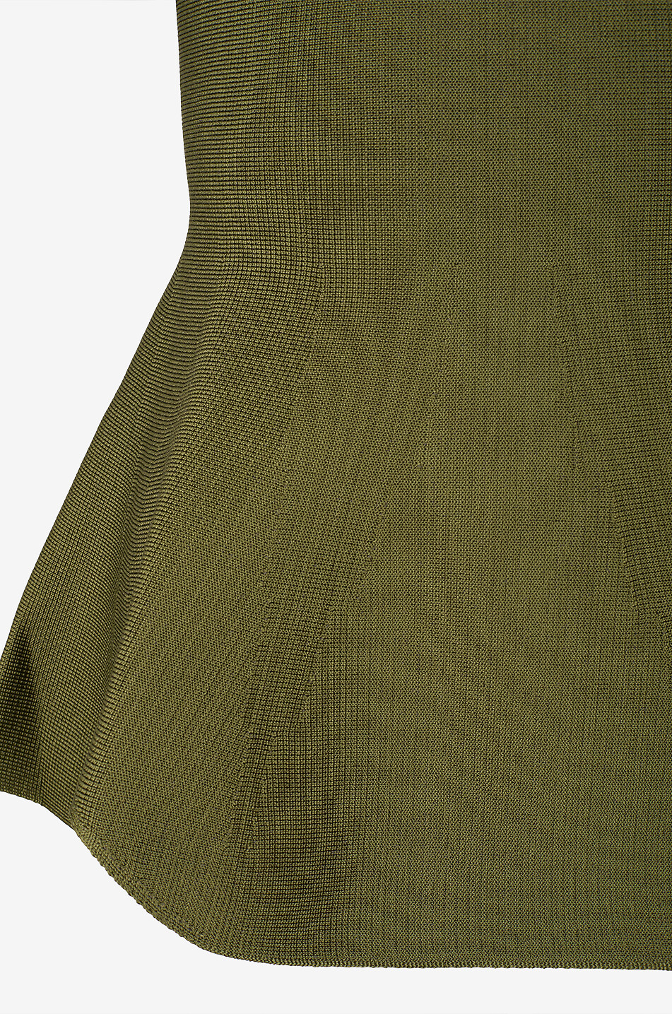 KHAITE Top à col montant cintré en viscose Andra Femme VERT 3