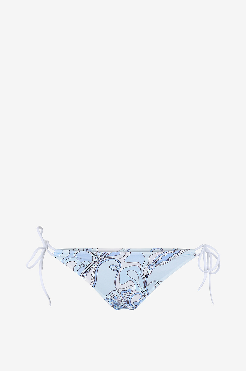 PUCCI Bas de bikini à liens à imprimé fantaisie Femme BLEU CLAIR 1