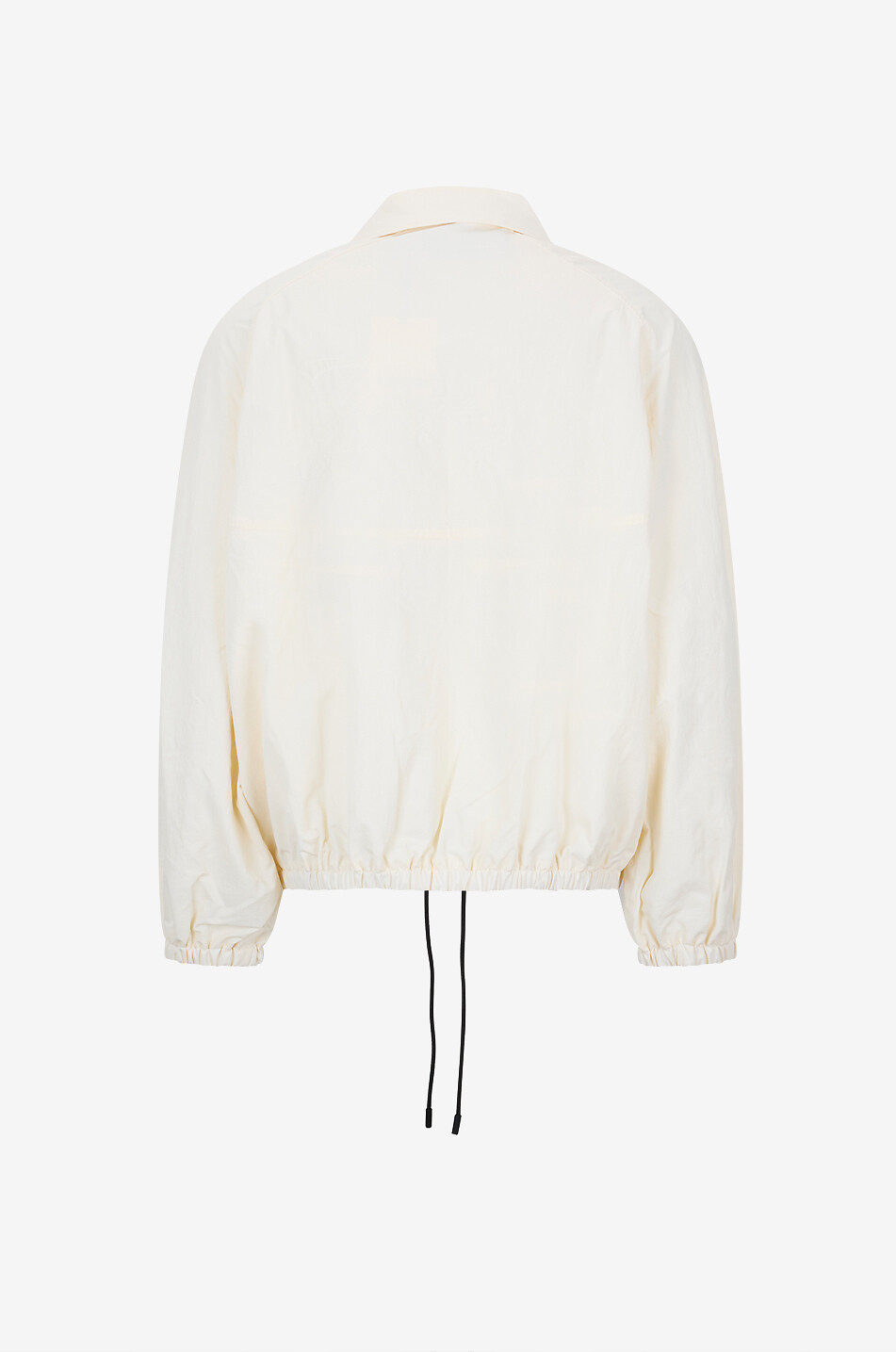 JACQUEMUS Kurze Windbreaker-Jacke aus technischem Gewebe Le Coupe-Vent Herren WEISS 2