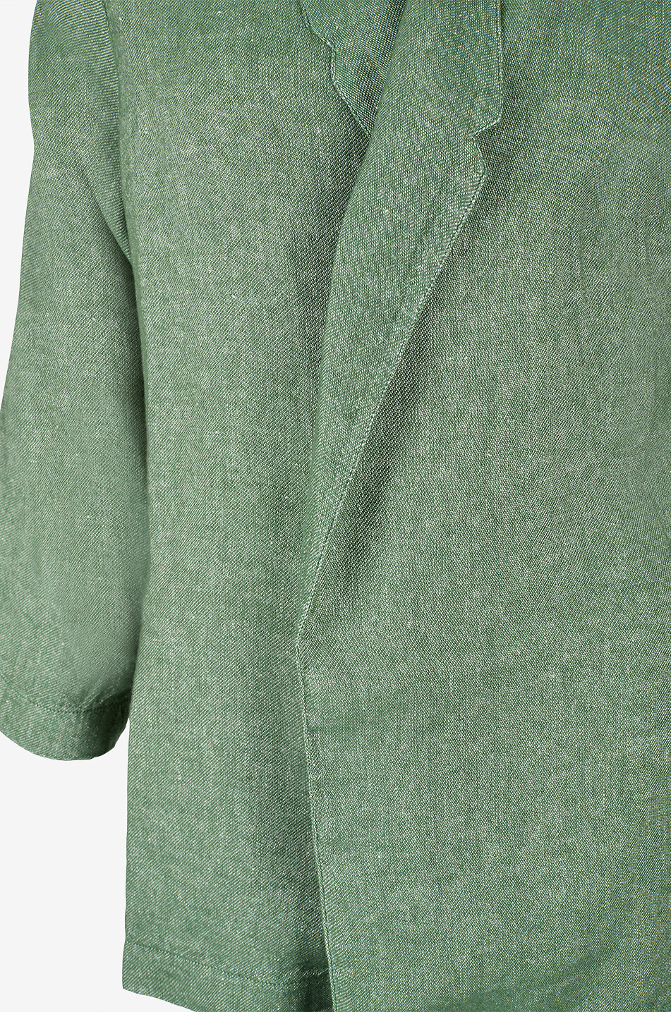 19 ANDREA'S 47 Blazer mit Reverskragen aus Kaschmir und Leinen Damen GRÜN 3