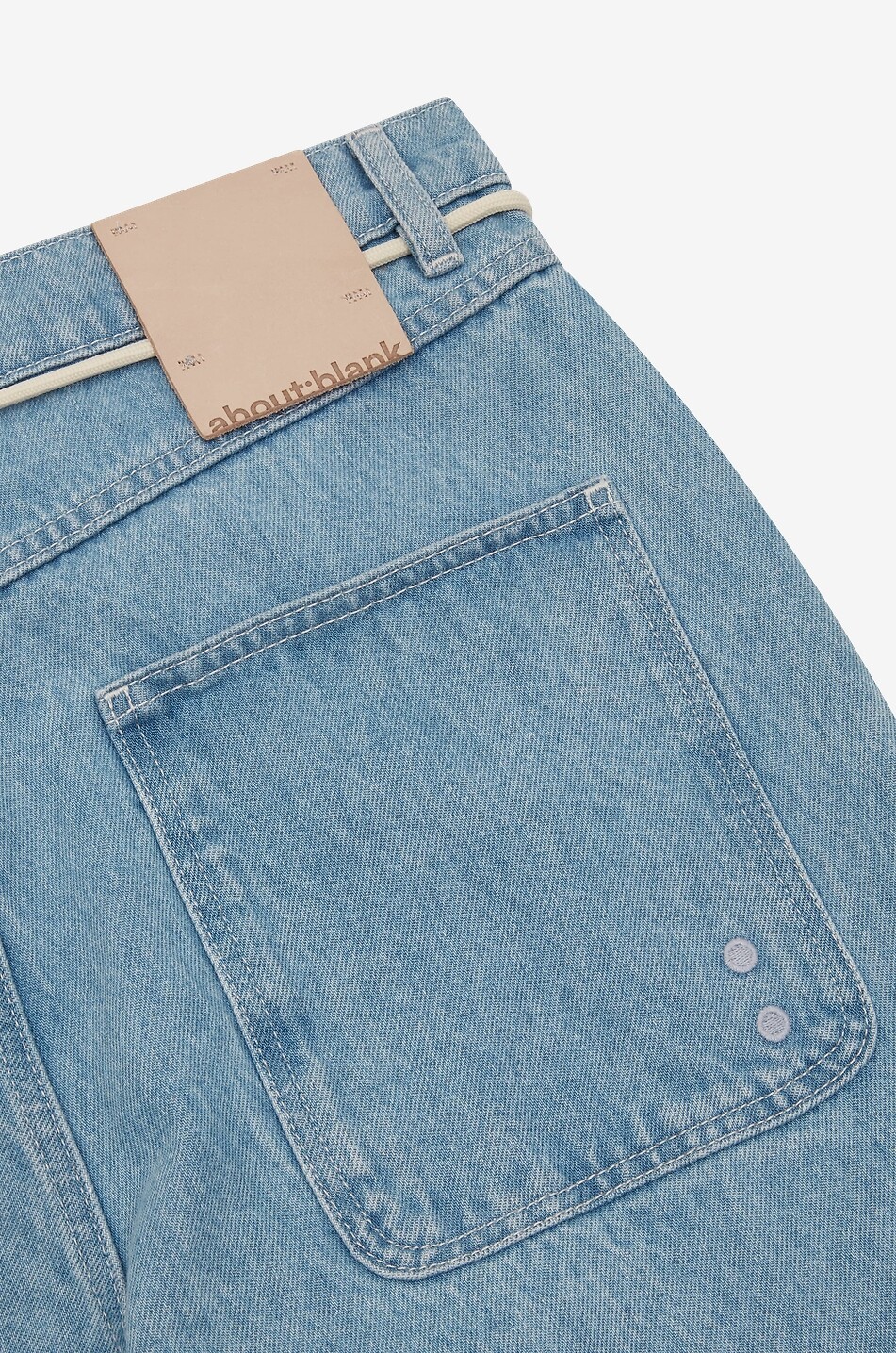 ABOUT:BLANK Relaxed wide-leg relaxed-fit cotton jeans Men BLUE 5