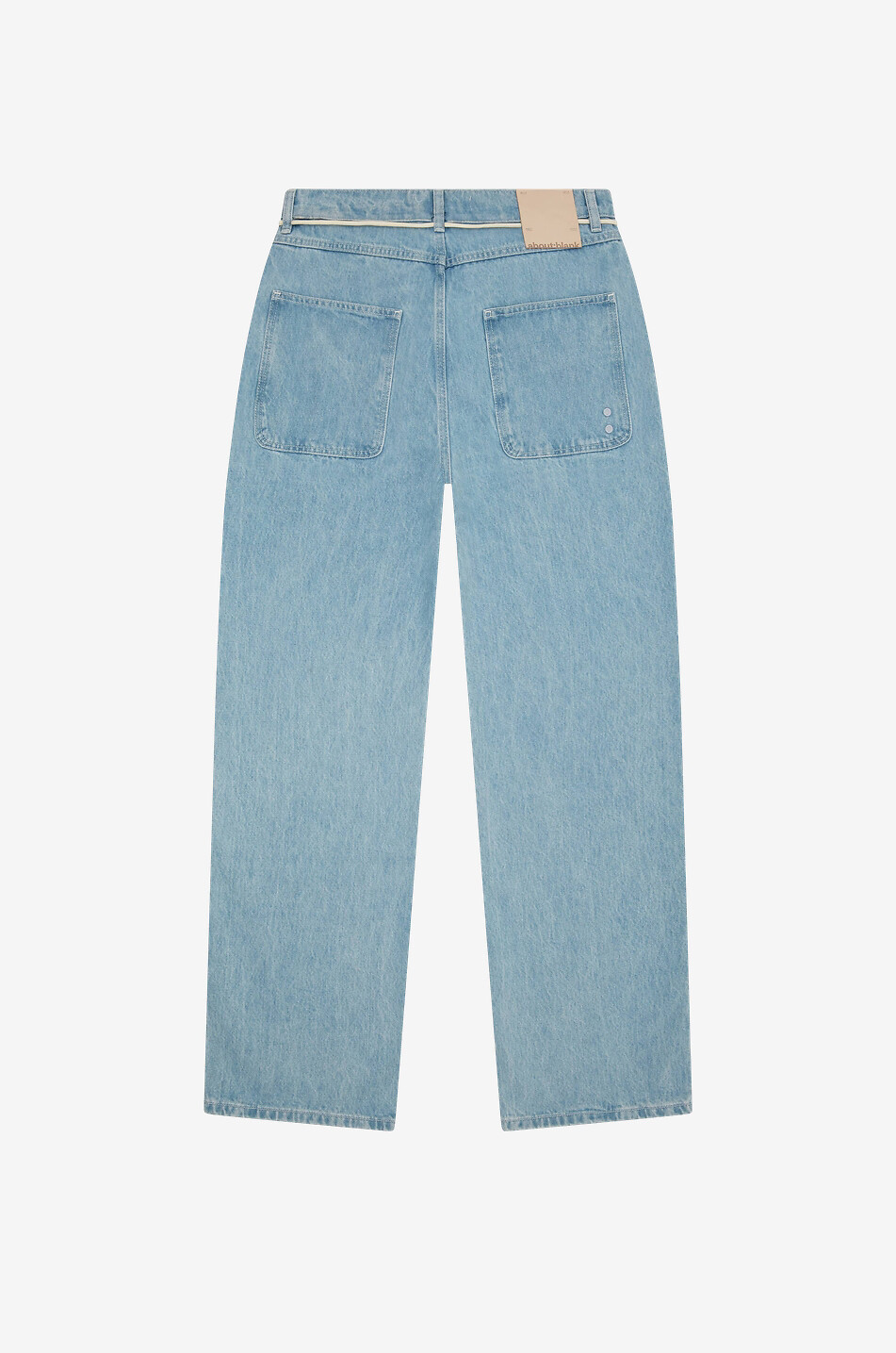 ABOUT:BLANK Relaxed wide-leg relaxed-fit cotton jeans Men BLUE 2