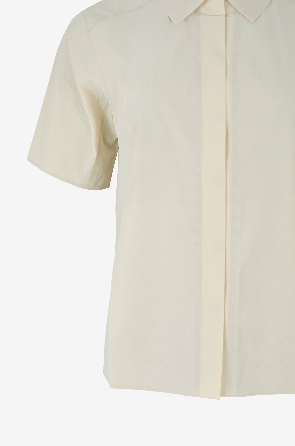 ARC'TERYX Olia fitted short-sleeved shirt in technical fabric Women Light beige 6