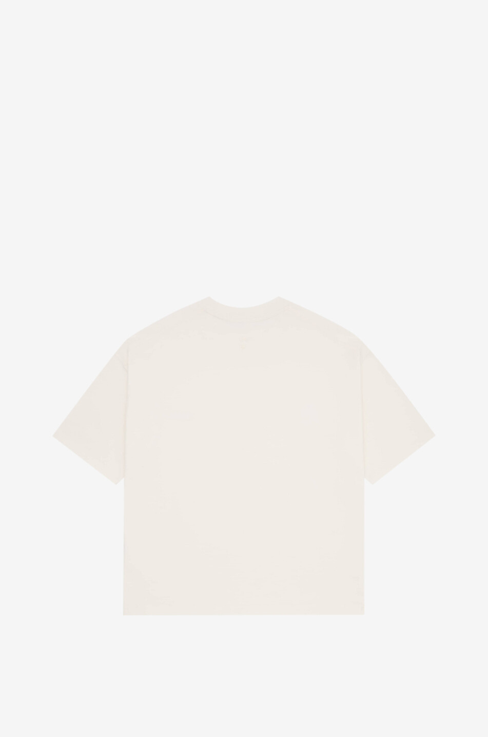 ABOUT:BLANK T-shirt oversize à col rond en coton Dual Logo Homme BLANC 2