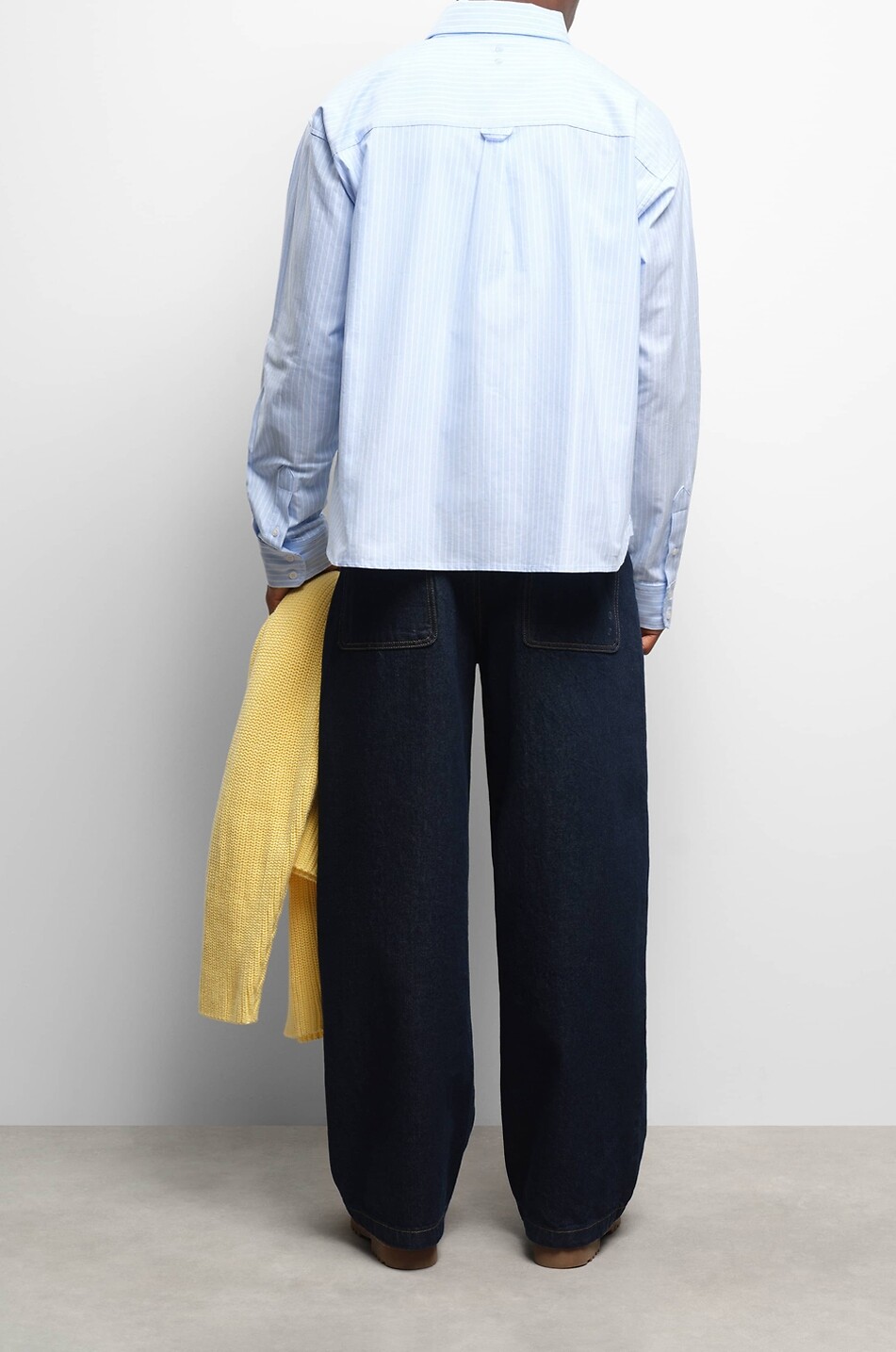 ABOUT:BLANK Wide-leg jeans in cotton denim Men DARK BLUE 9