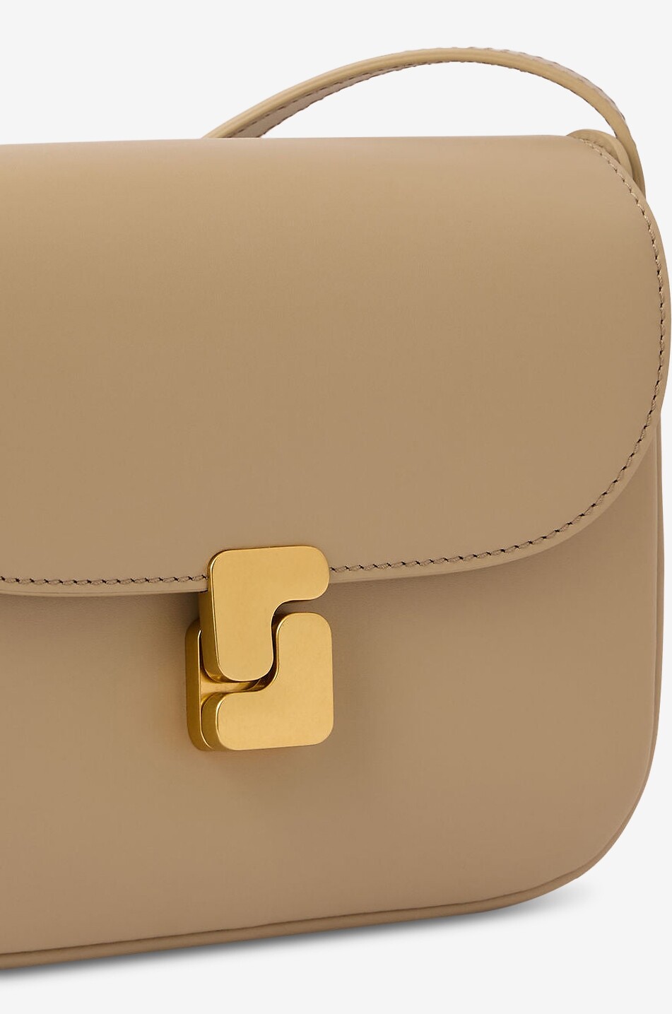 SOEUR Schultertasche aus Glattleder Bellissima Mini Damen BEIGE 4